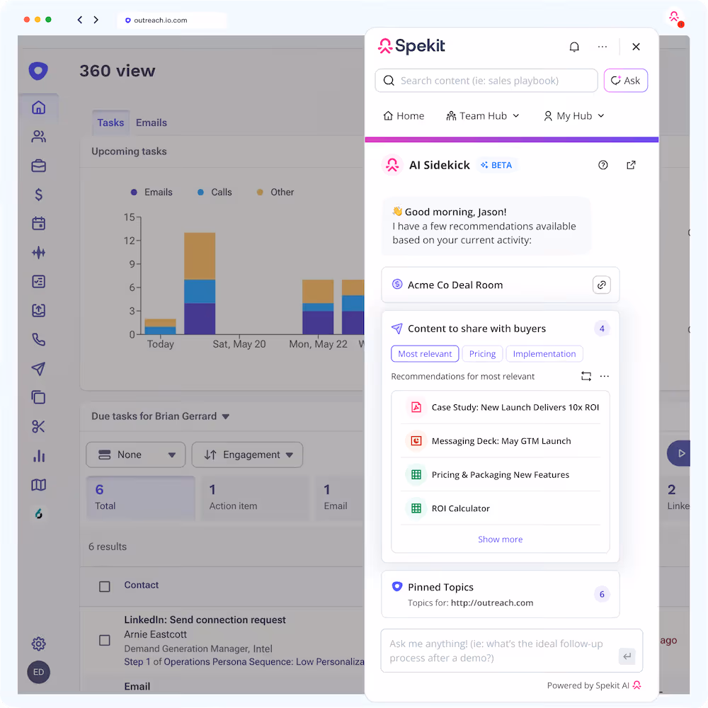 Spekit AI Content Recommendations