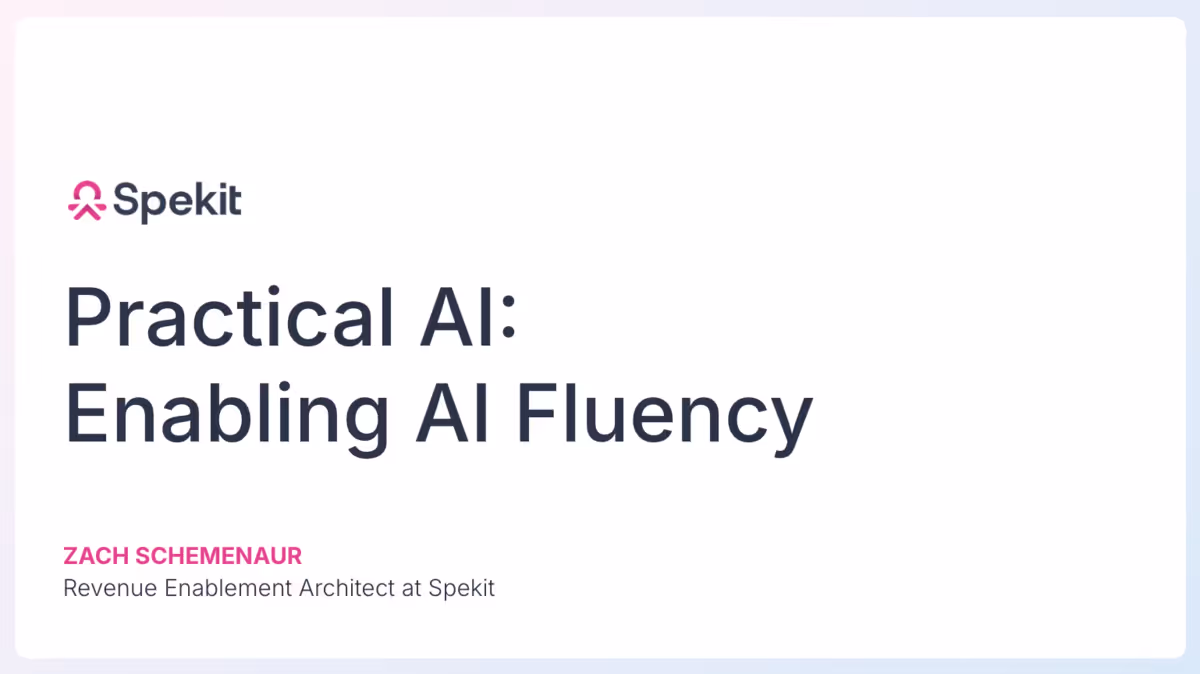 Practical AI: Enabling AI Fluency