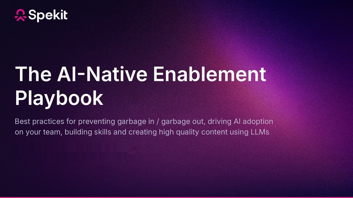 Webinar: The AI-Native Enablement Playbook