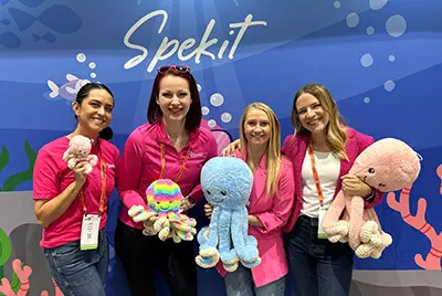 4 Spekit team members at the ATD 2023 booth