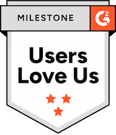 G2 Badge for Fall 2025 - Users Love Us