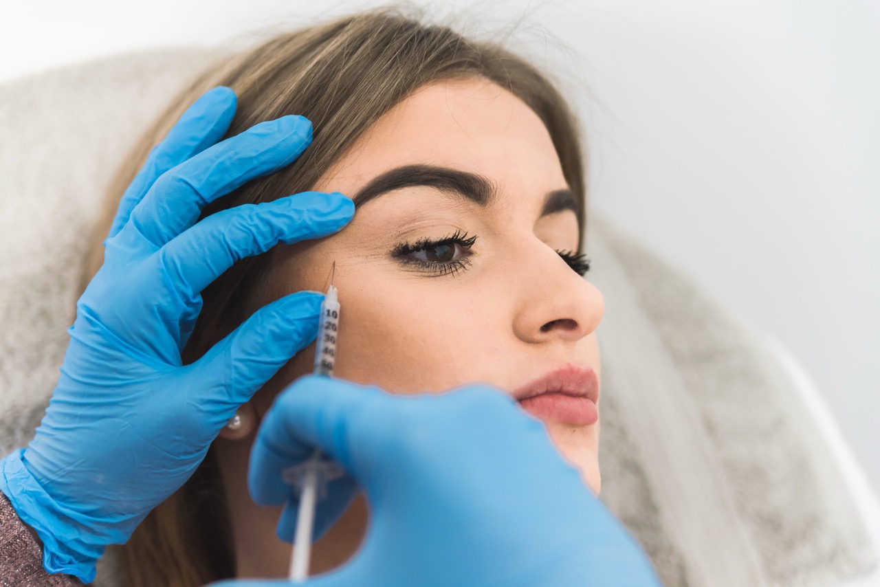 image of a dental treatment in progress