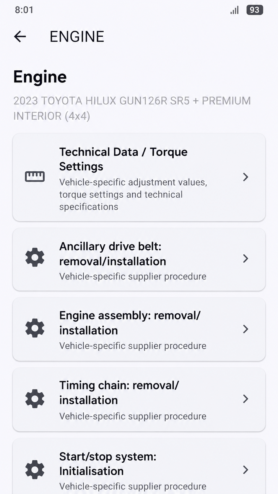 HELP MY CAR How To engine procedures for the 2023 Toyota Hilux
