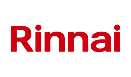 Rinnai tankless water heater brand logo