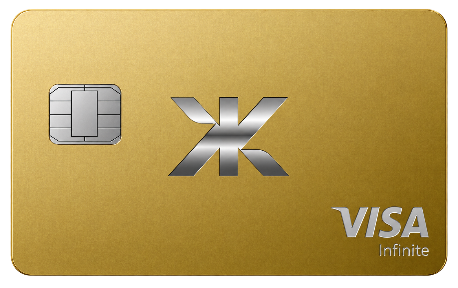 KrypKard Gold Visa Infinite card