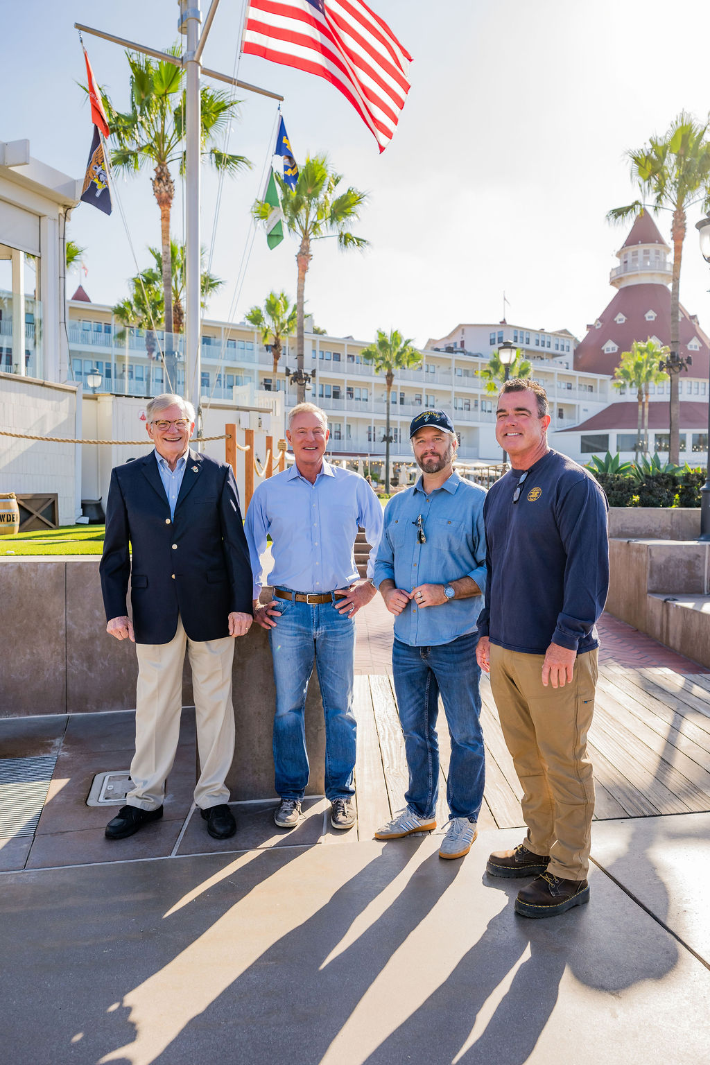 Scott Peters with local leaders at the Hotel del Coronado