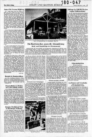 NZZ, 06.08.1996 – Vorschau