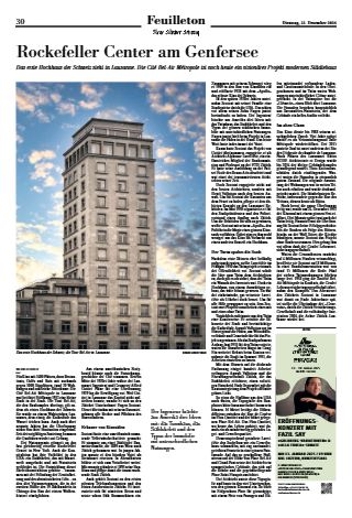 NZZ, 31.12.2024 – Vorschau