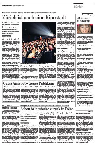 Zürcher Landzeitung, 13.01.2007 – Vorschau