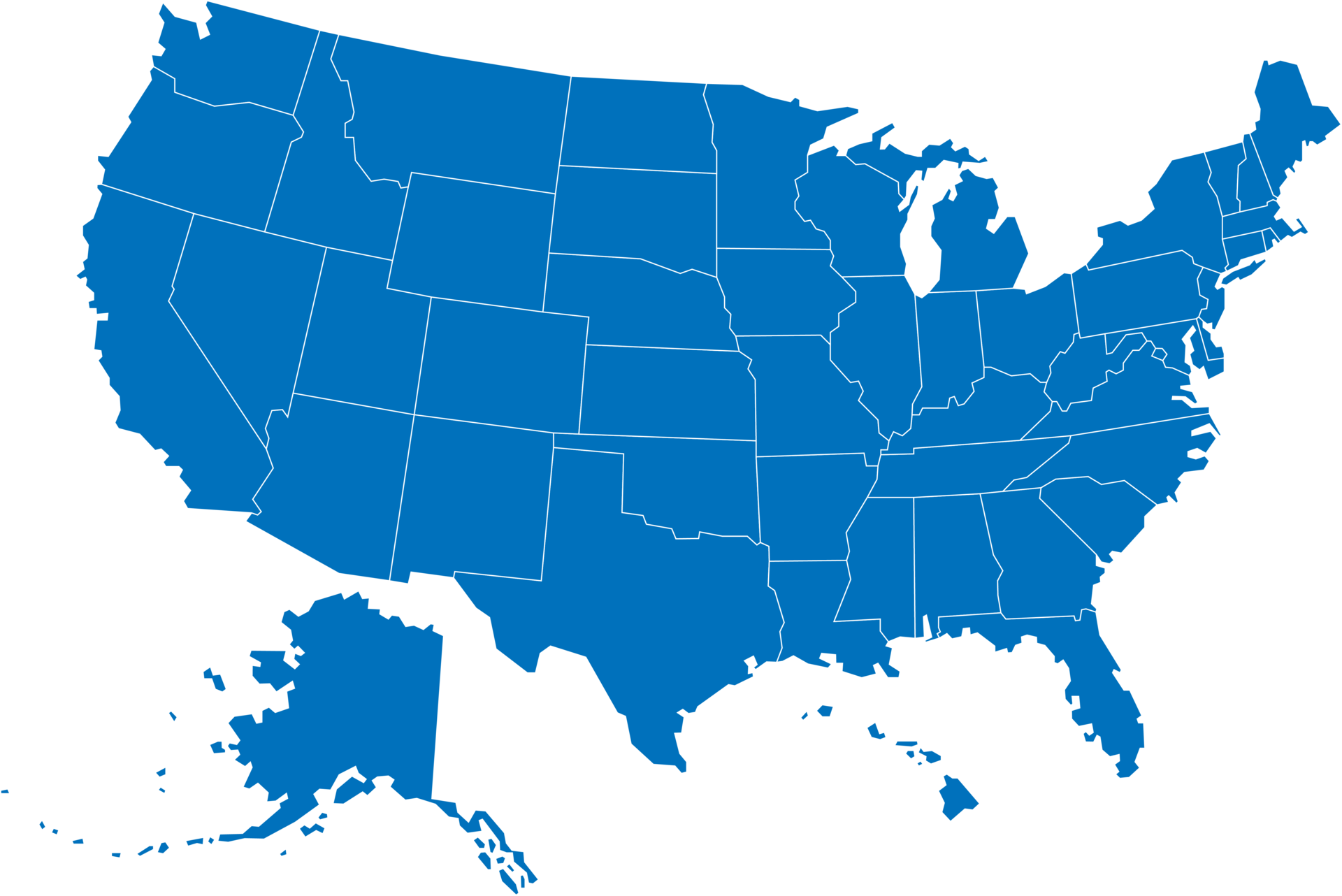 United States map