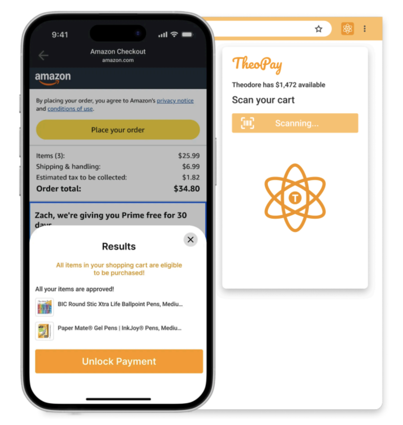 TheoPay vendor checkout