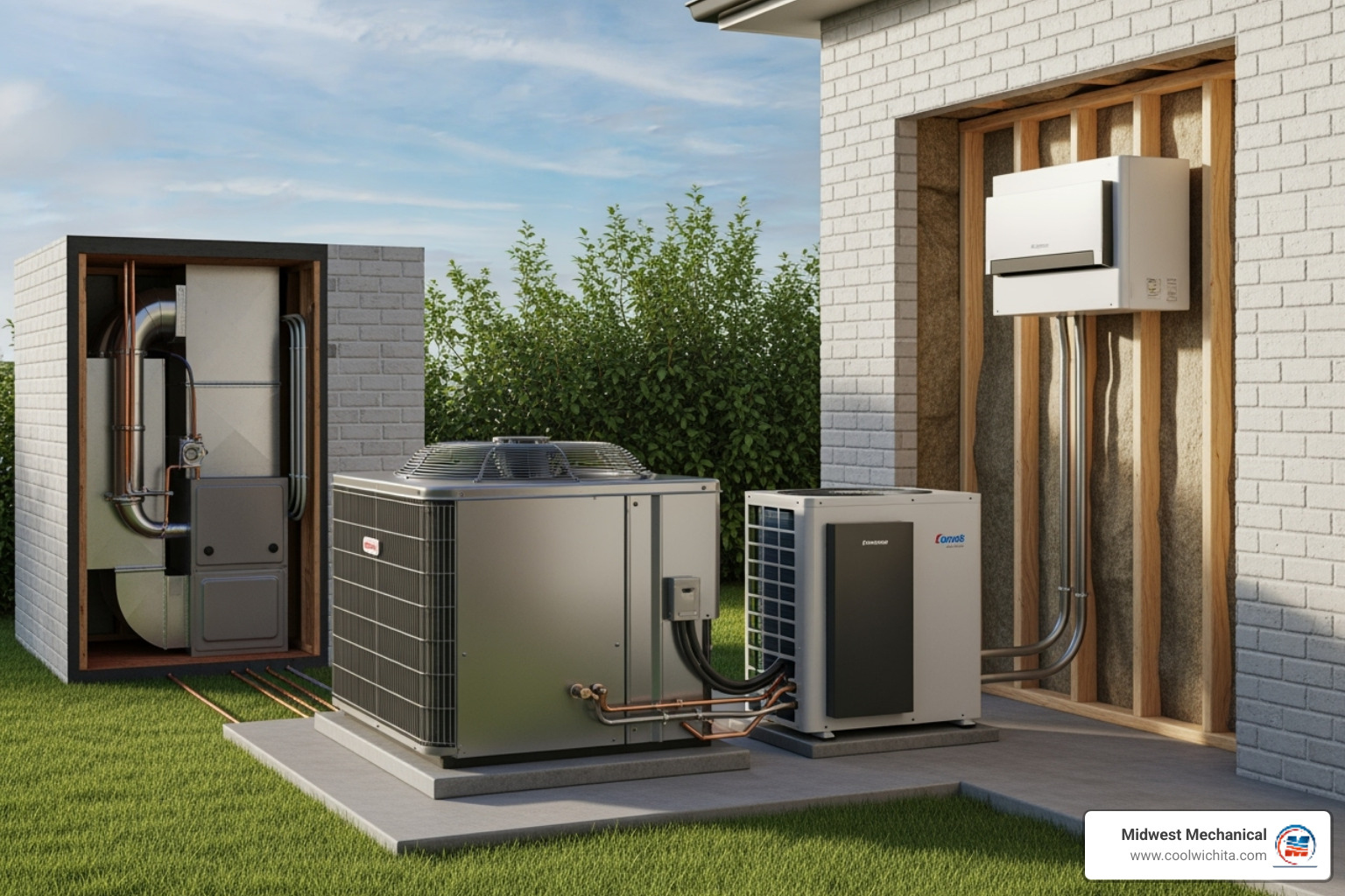 Different AC units (central, mini-split) - New AC installation