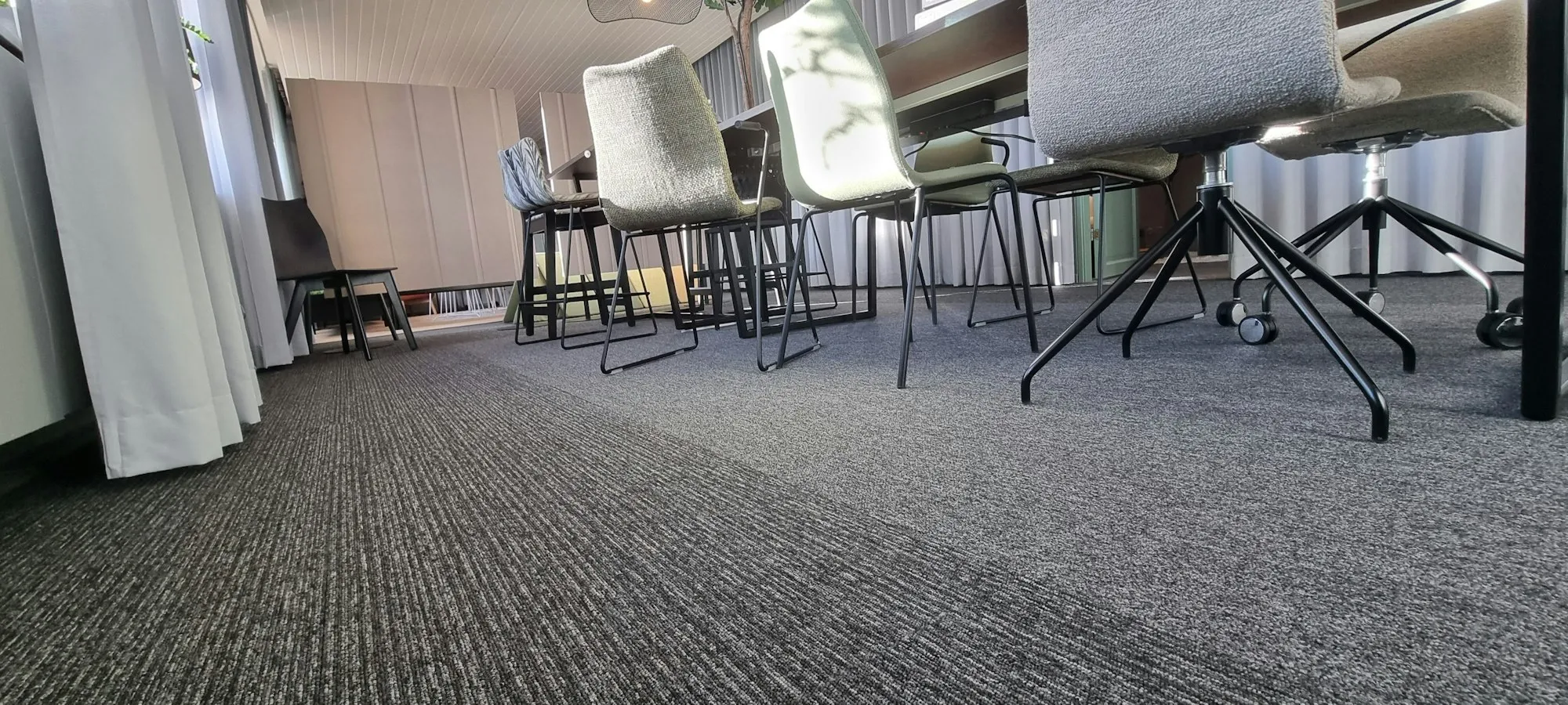 Commercial carpet in a meeting space