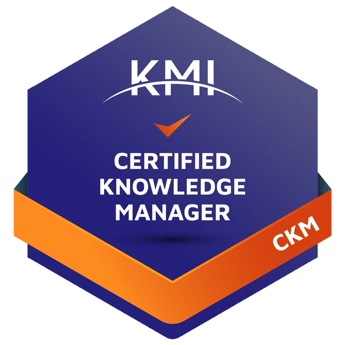 Certified Knowledge Manager (CKM) badge