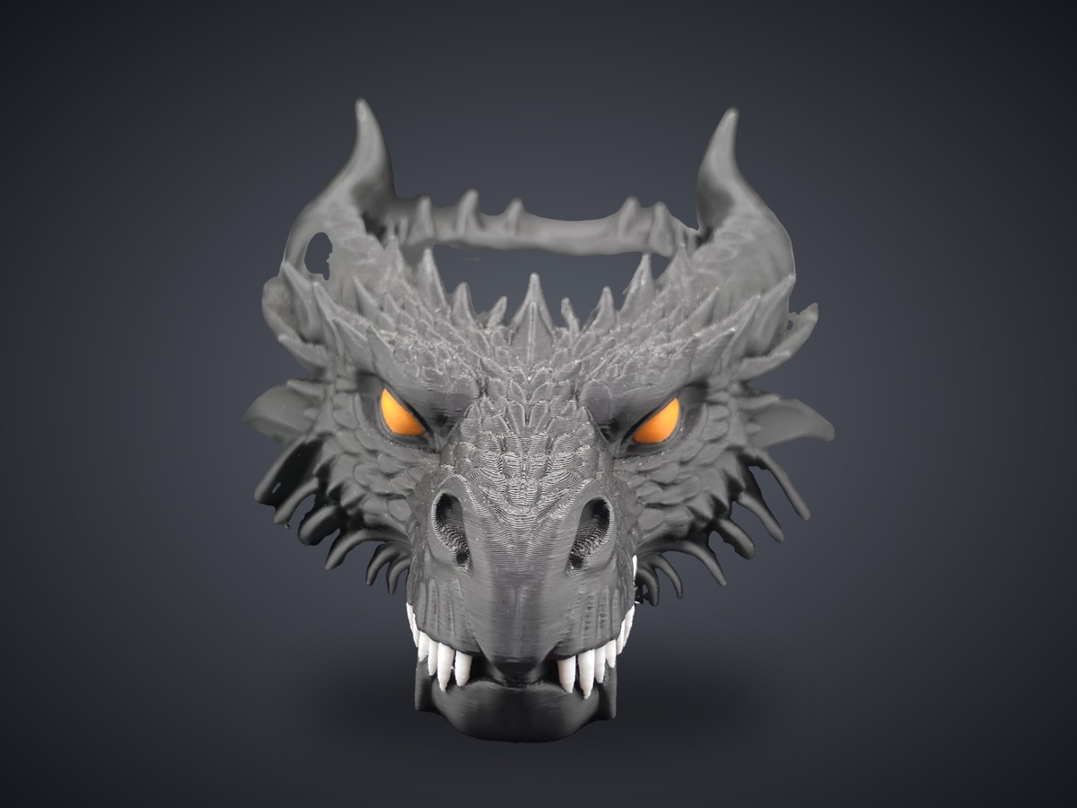 Dragon Head — 3D printed by Tier One 3D