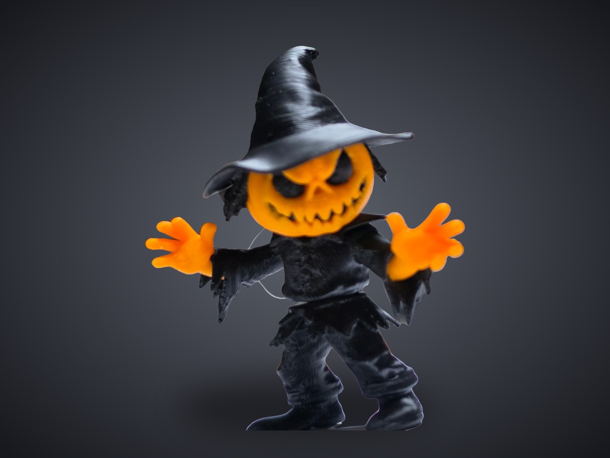 Pumpkin Scarecrow — 3D printed by Tier One 3D