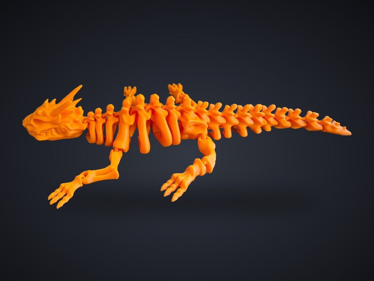 Skeleton Dragon — 3D printed by Tier One 3D