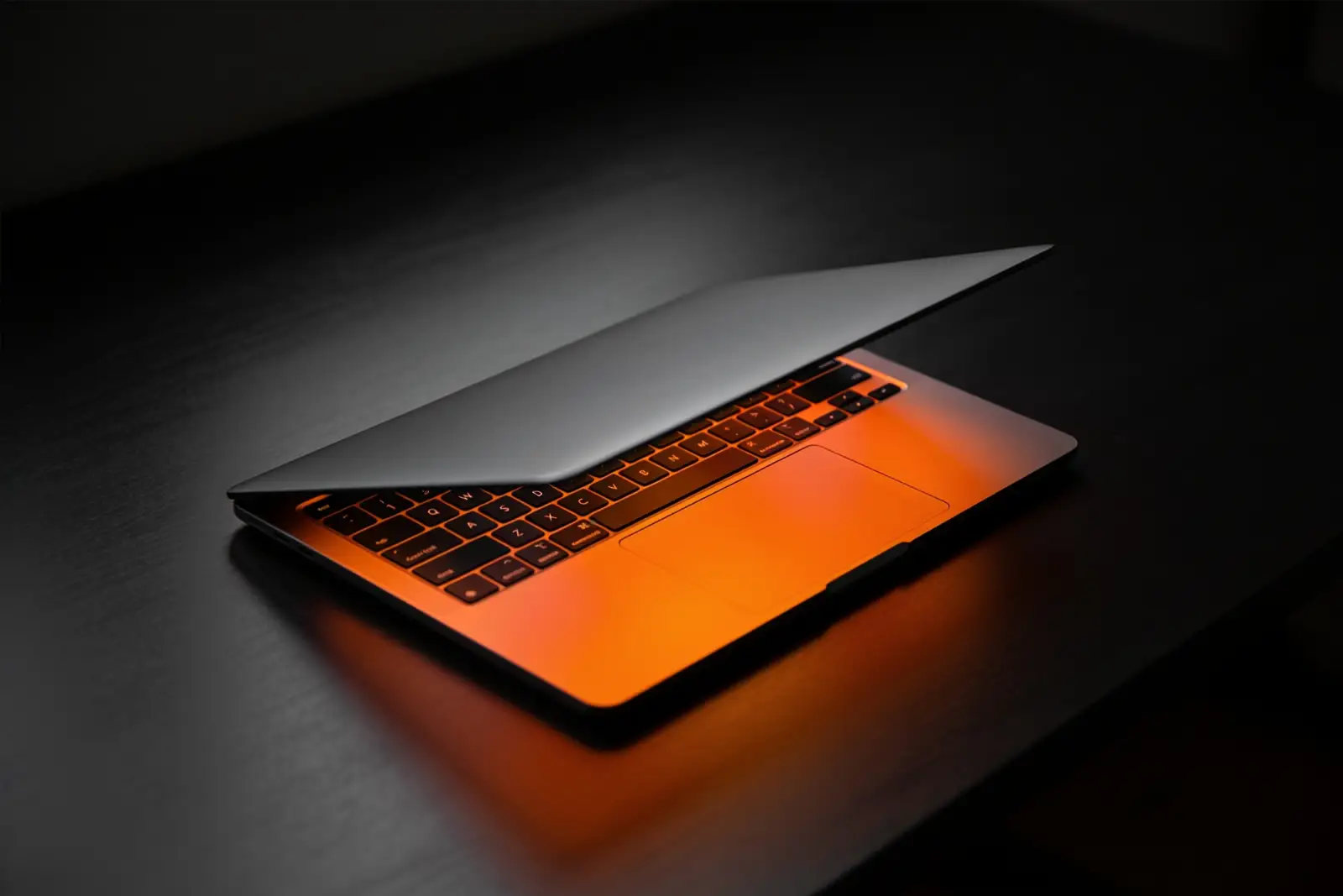 Website design on a laptop