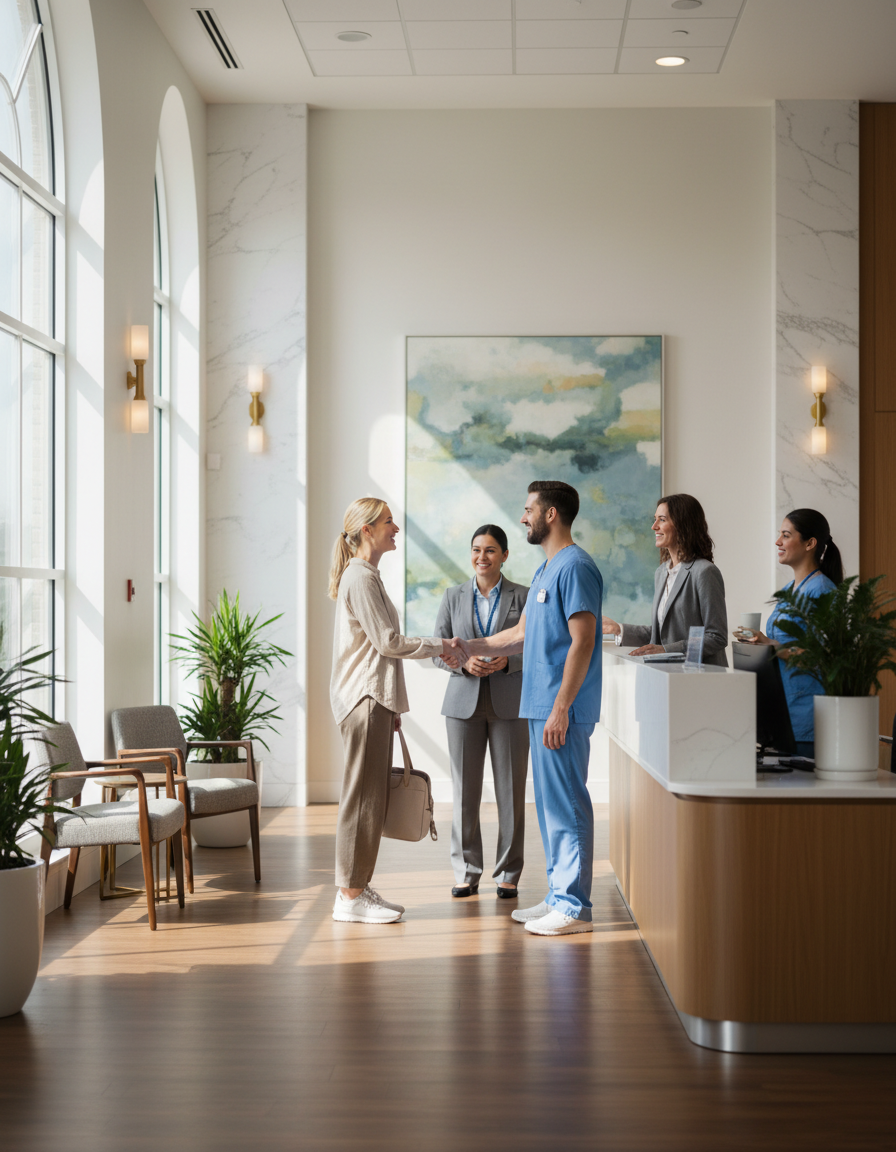 Medwell care coordinators welcoming international patients