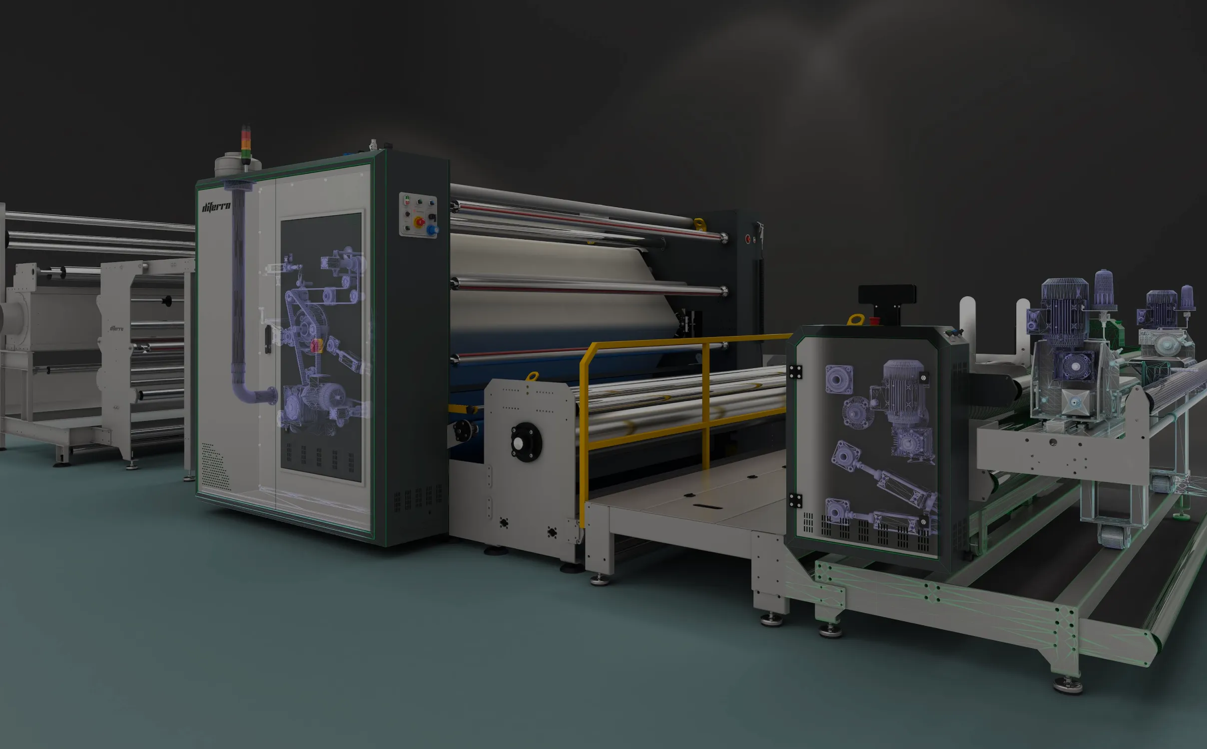 Kalander do druku termotransferowego Diferro