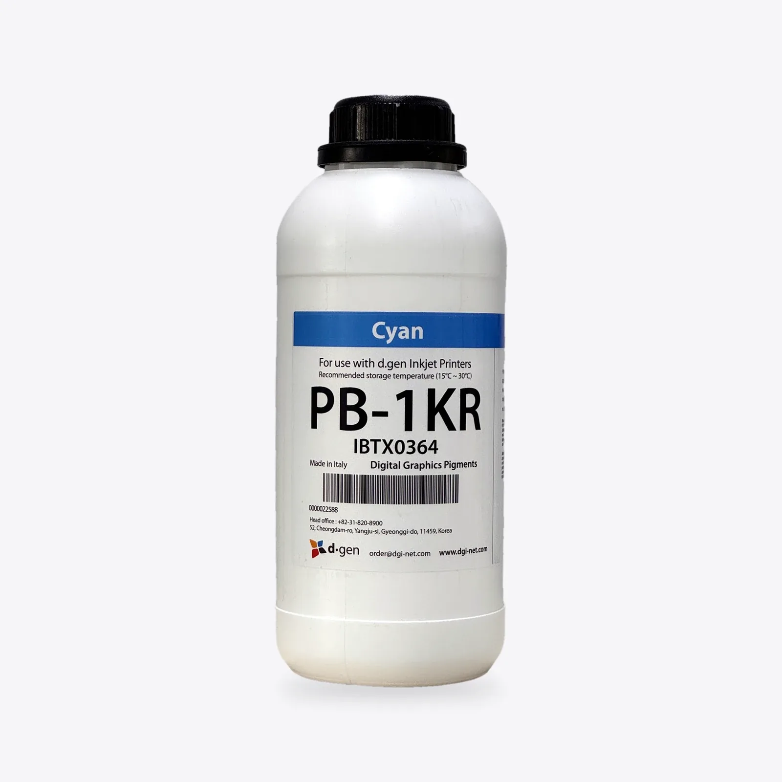 Atrament pigmentowy d.gen PB-1KR Cyan