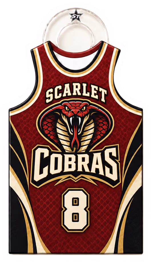 Front of a Sunset Comets tag