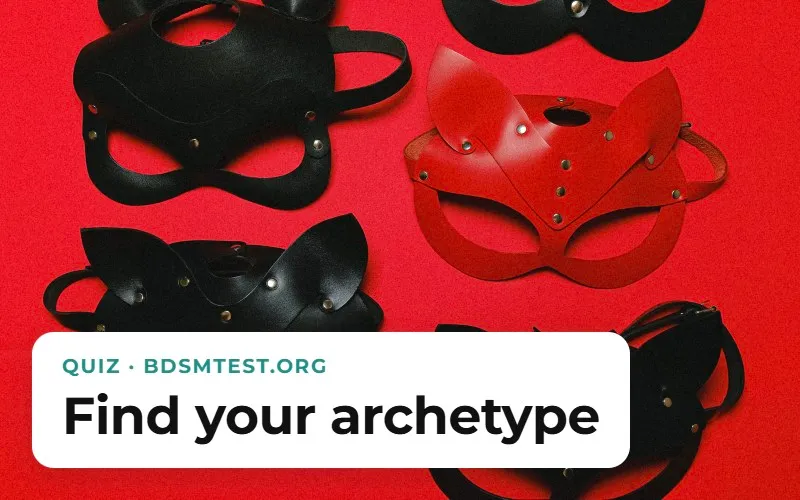 Black and red leather masks laid out on a red background