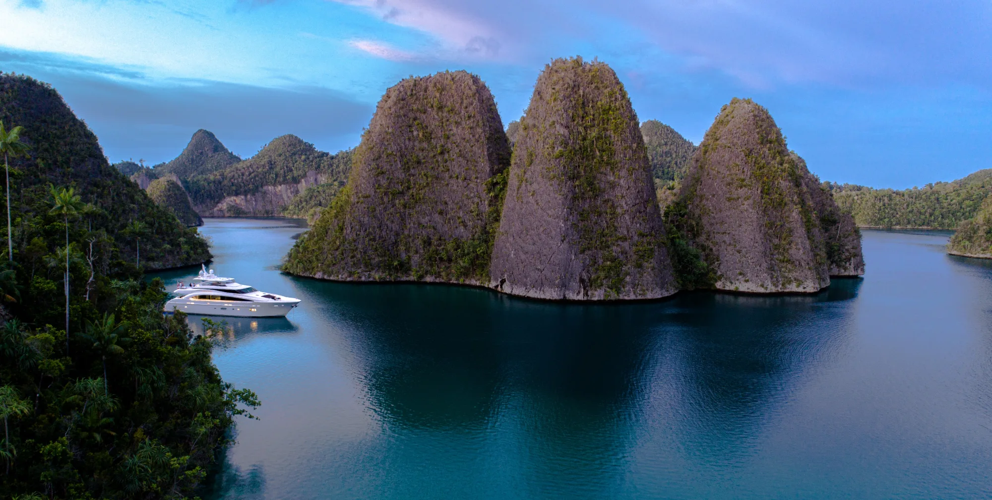 The karst islands of Wayag in Raja Ampat, Indonesia