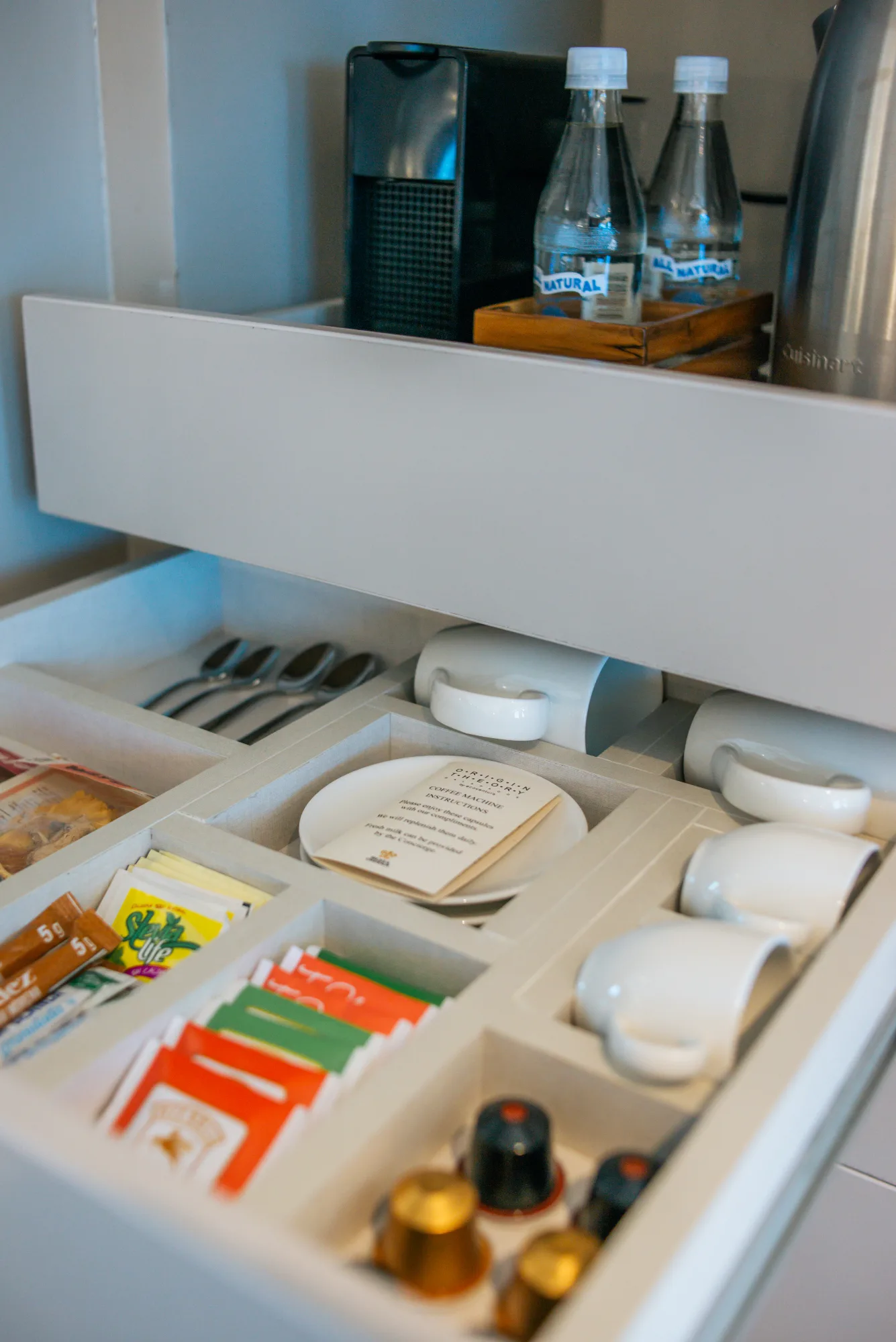 Premium suite cabin amenities