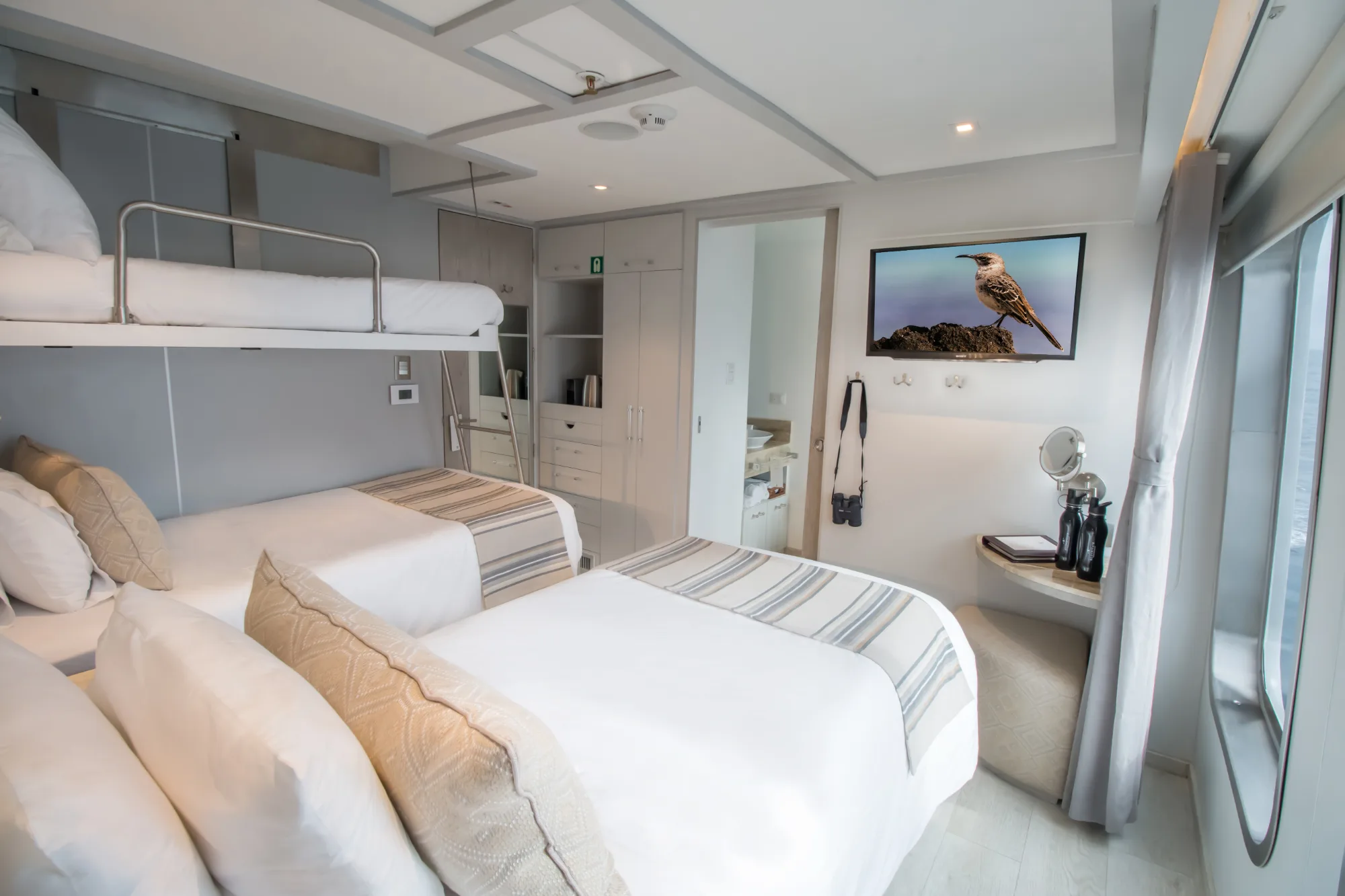 Deluxe stateroom, triple with Pullman berth