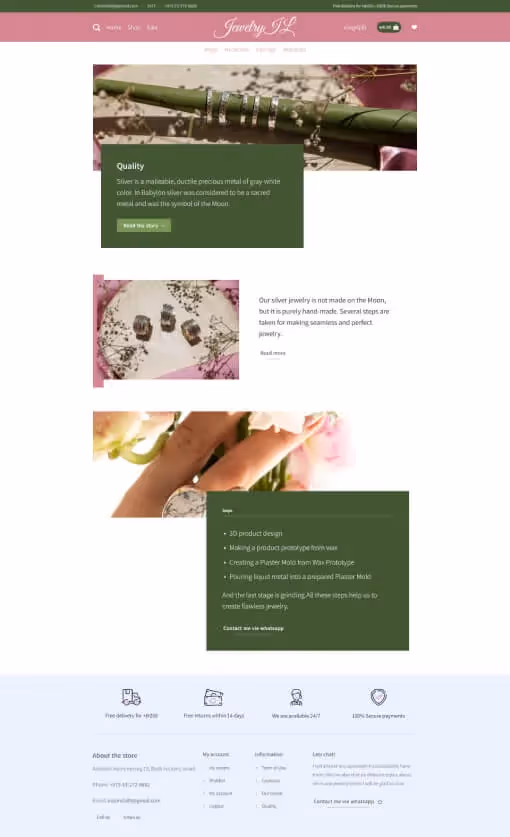 Quality page design