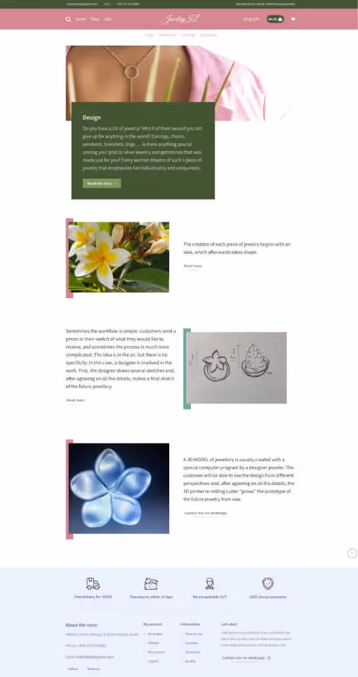 Design page design