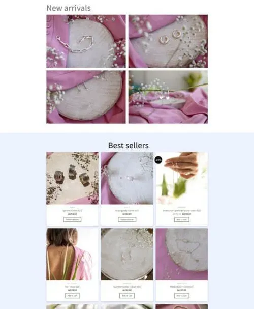 Home page design 2