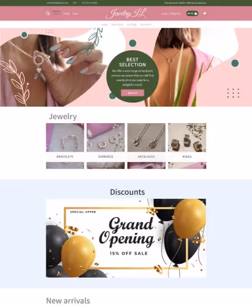 Home page design 1