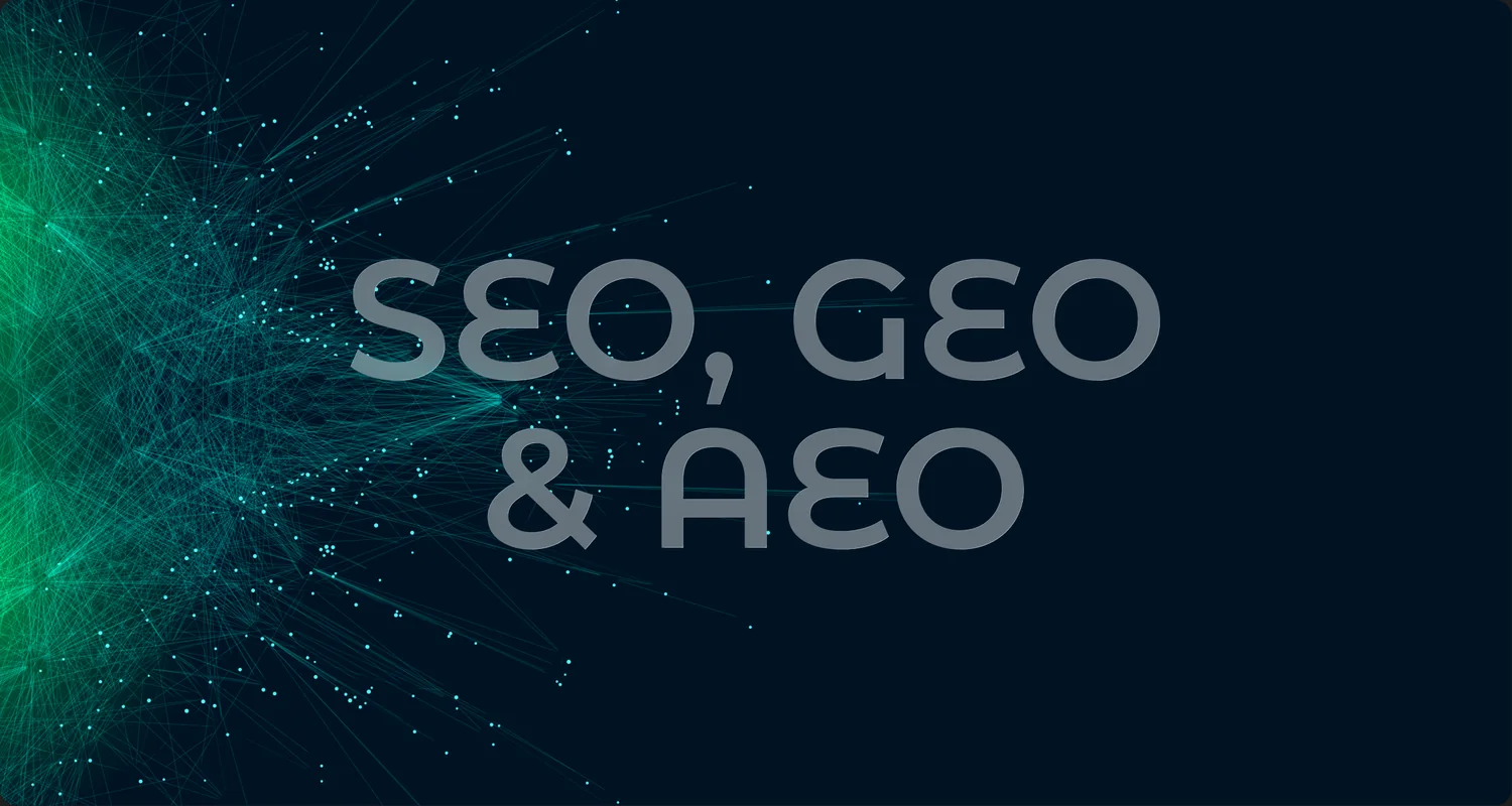 SEO, GEO and AEO