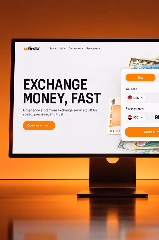 US First Exchange project visual featured in an Underpond client testimonial
