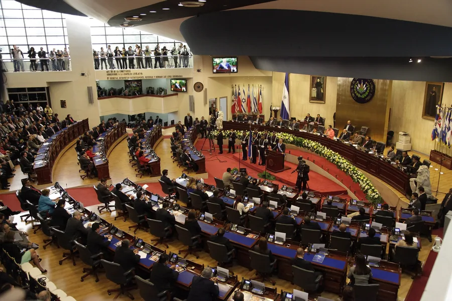 Salón Azul of the Legislative Assembly of El Salvador