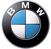 BMW logo with a circular design divided into four quadrants colored blue and white, surrounded by a black ring with the letters B, M, W at the top.