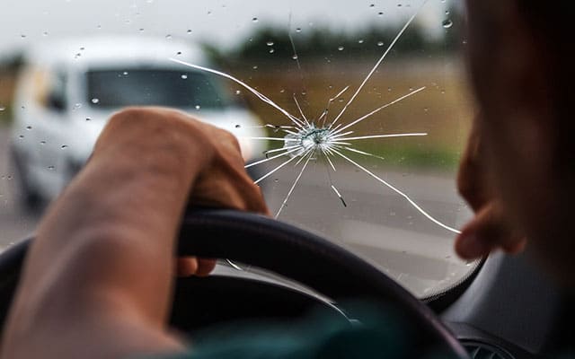 Cracked Windscreen