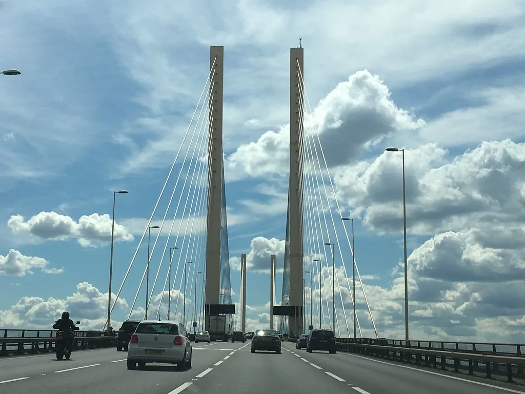 Dartford crossing bridge