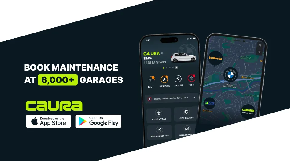 Download Caura to book a car service