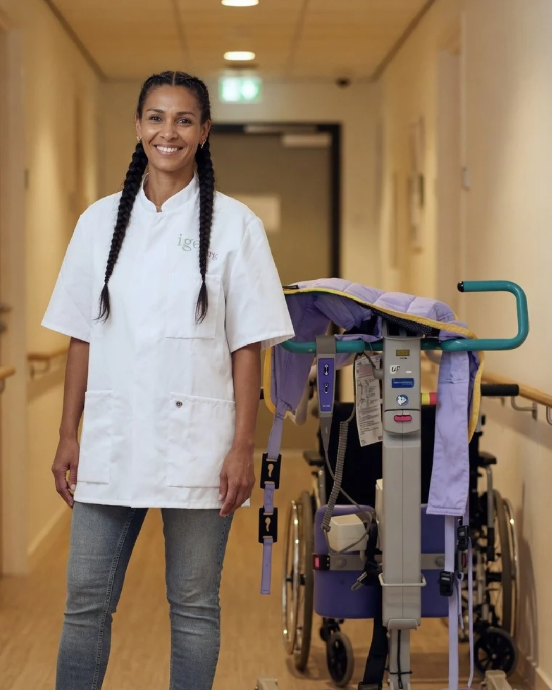 Collega van igen Zorg op de afdeling