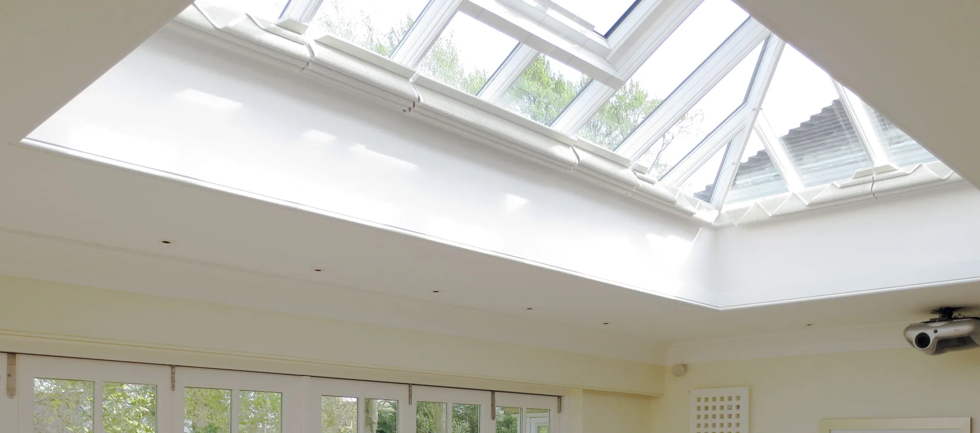 Tuck's Wood timber roof lantern letting daylight into a living space