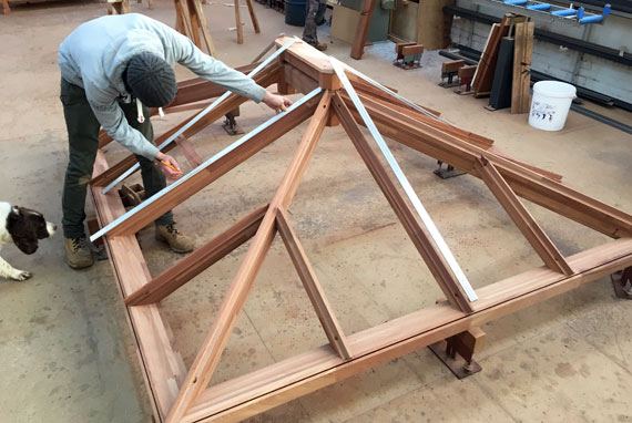Pre-assembly in the workshop