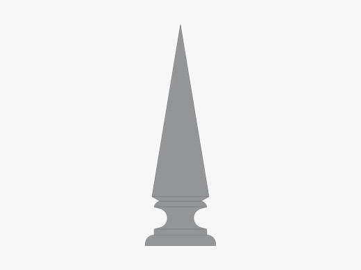 Spire finial
