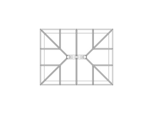 Drawing of the Tuck's Wood Heritage series The Heydon roof lantern