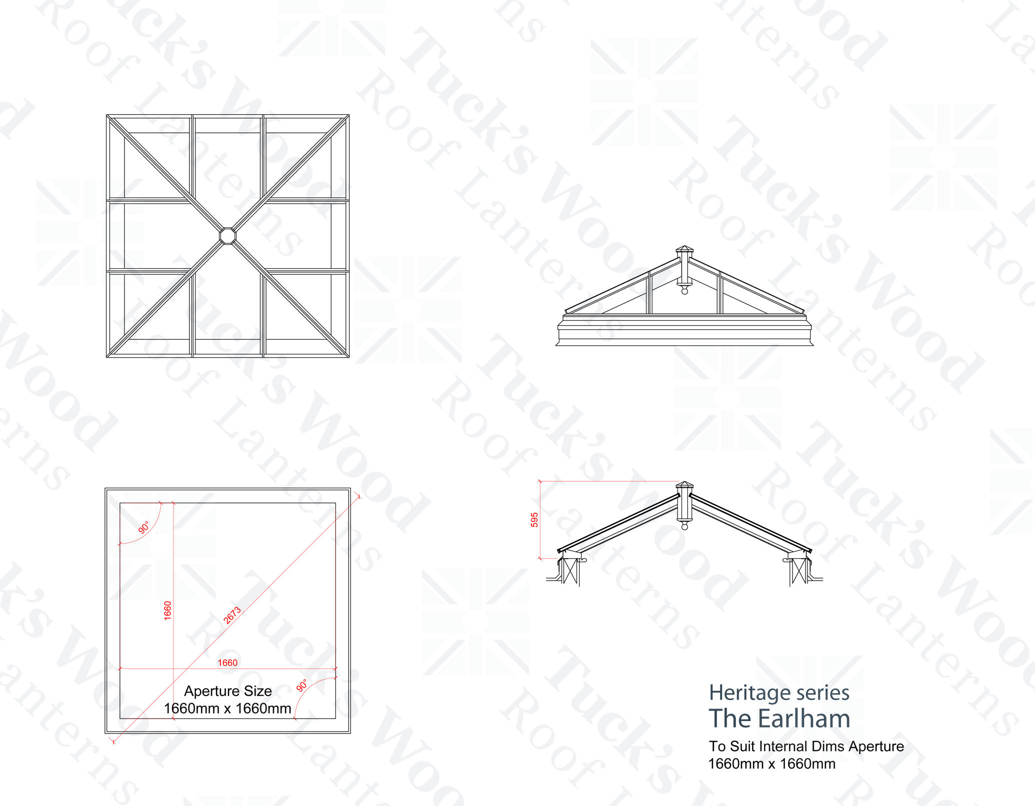 Full dimensioned drawing set, Heritage series The Earlham