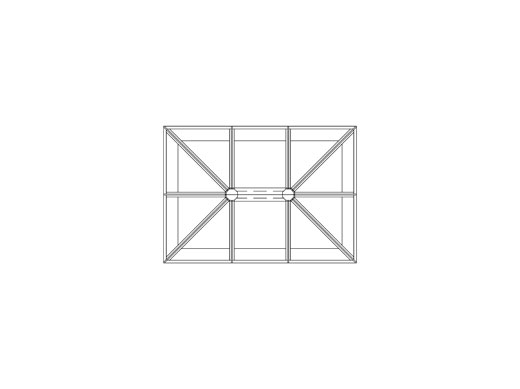 Drawing of the Tuck's Wood Heritage series The Hindringham roof lantern