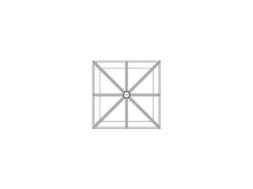 Drawing of the Tuck's Wood Heritage series The Wiveton roof lantern