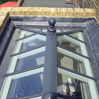 Triple-glazed roof lantern in Edinburgh
